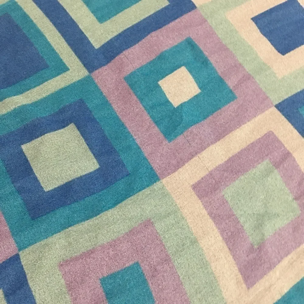 Vintage Block Motif Scarf